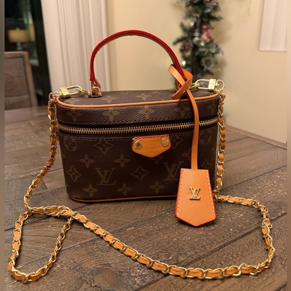 Brown LV Monogram Mini Women's Bag, New - Picture 3 of 17